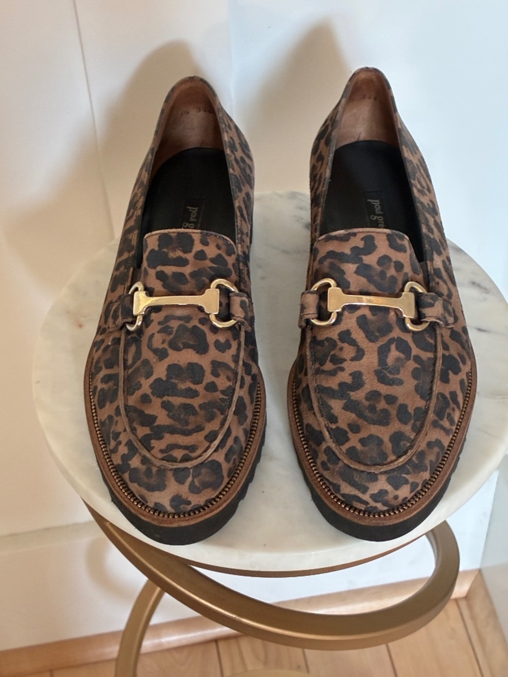 Paul Green Nandi leopard print loafers